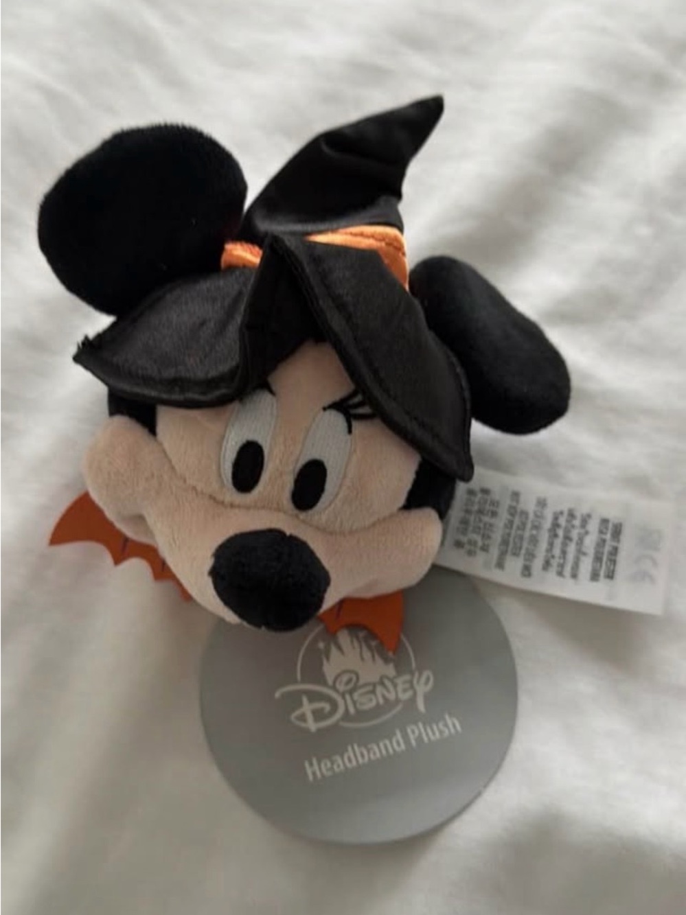 Disney Minnie Mouse Halloween Witch Headband Plush